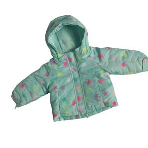 The Children's Place Blue Puff Winter Coat Girl's 12M-18M